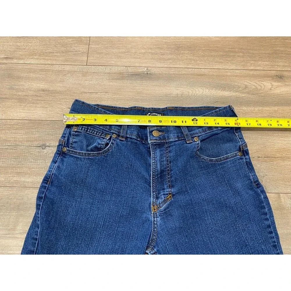 Origin Delta68 Mens 32X32 Tapered Relaxed Dark Stretch Jeans USA Made - Picture 7 of 12